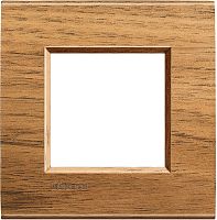 Рамка прямоугольная Legrand BTicino LivingLight 2 мод Европейский орех  картинка